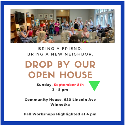 OPEN HOUSE – Sunday, September 8th