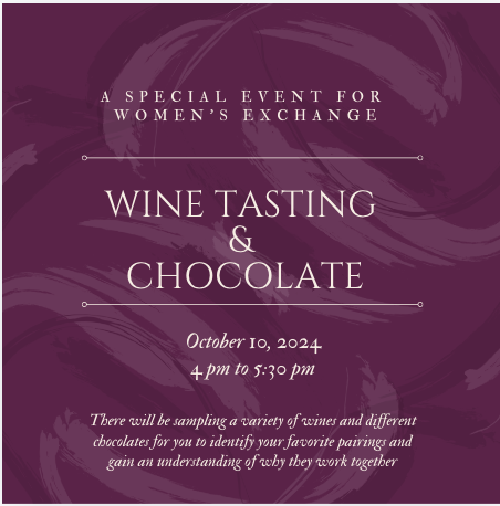 Wine and Chocolate Tasting Special Event