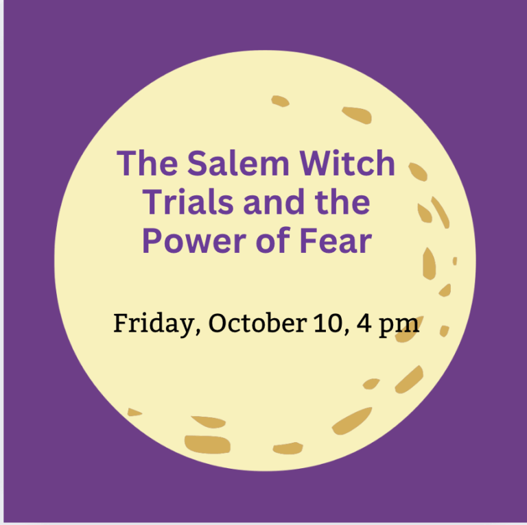The Salem Witch Trials and The Power of Fear