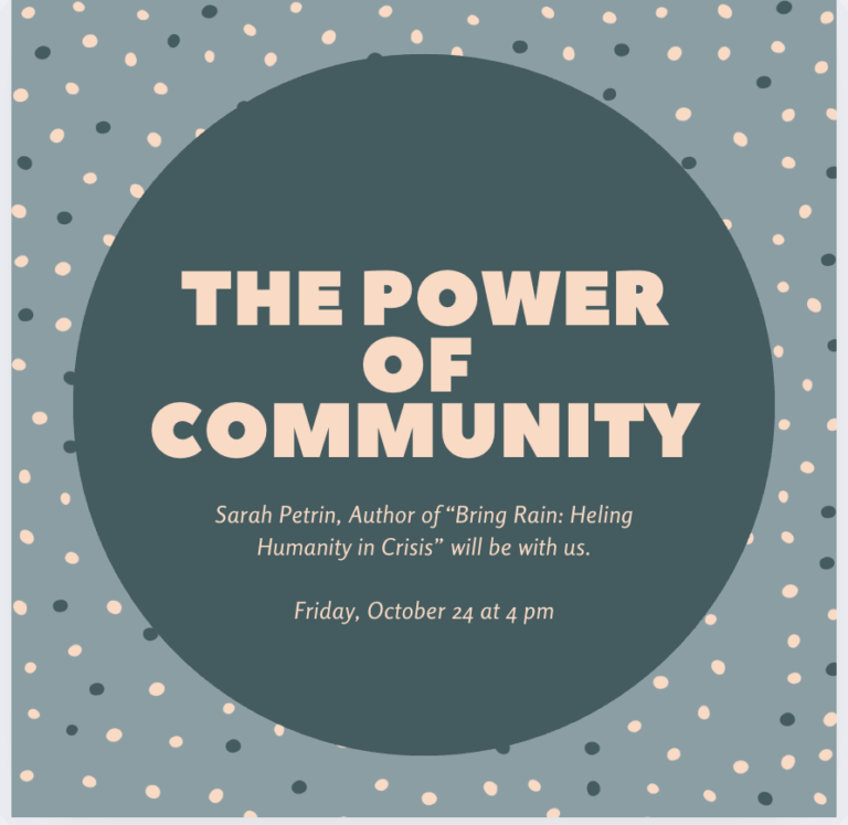 THE POWER OF COMMUNITY