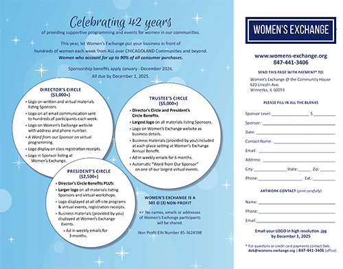 2026 Sponsorship form