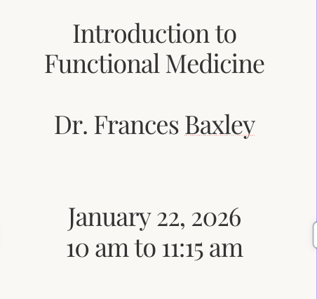 Intro to Functional Medicine